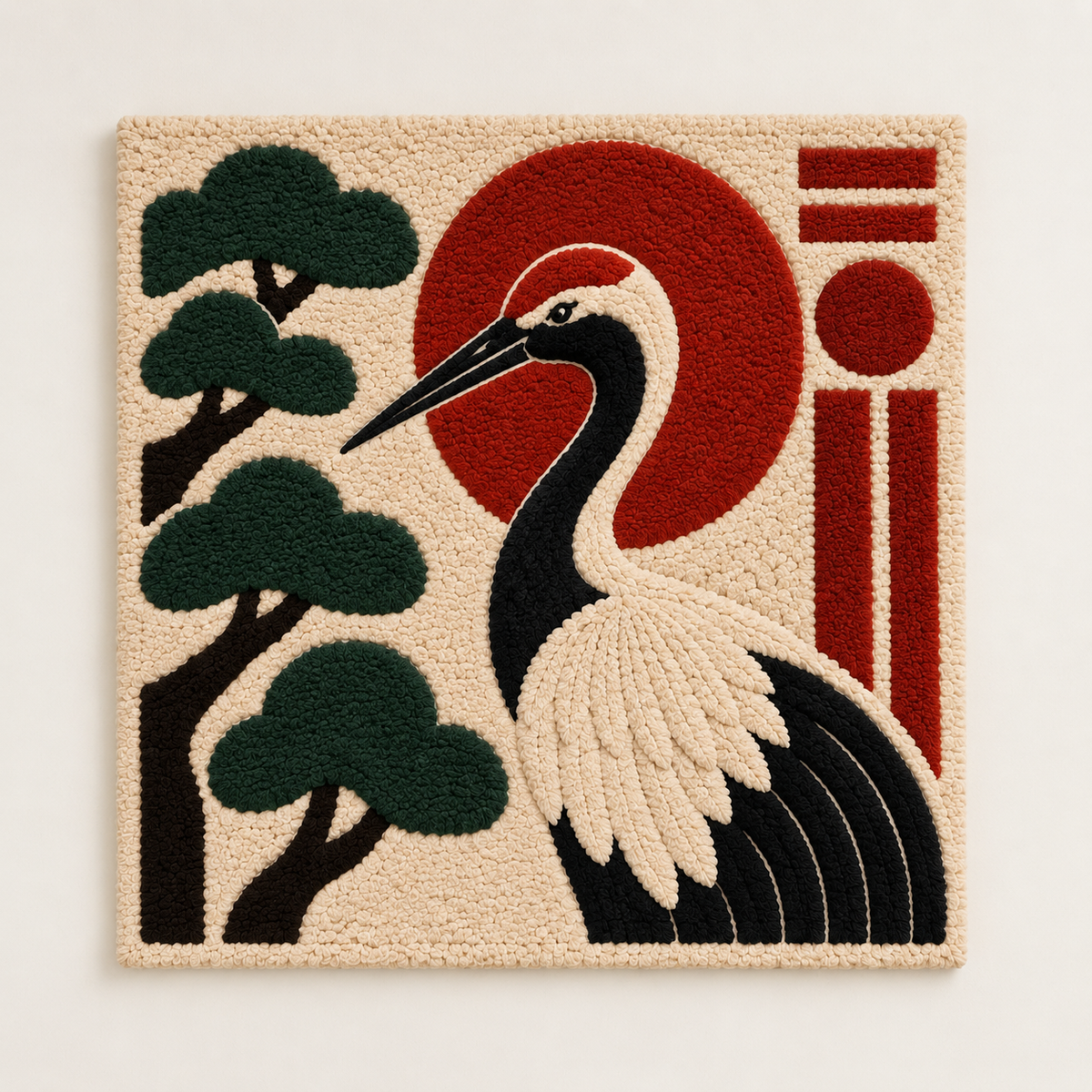Crane at the Crimson Circle — front product view [product-light]
