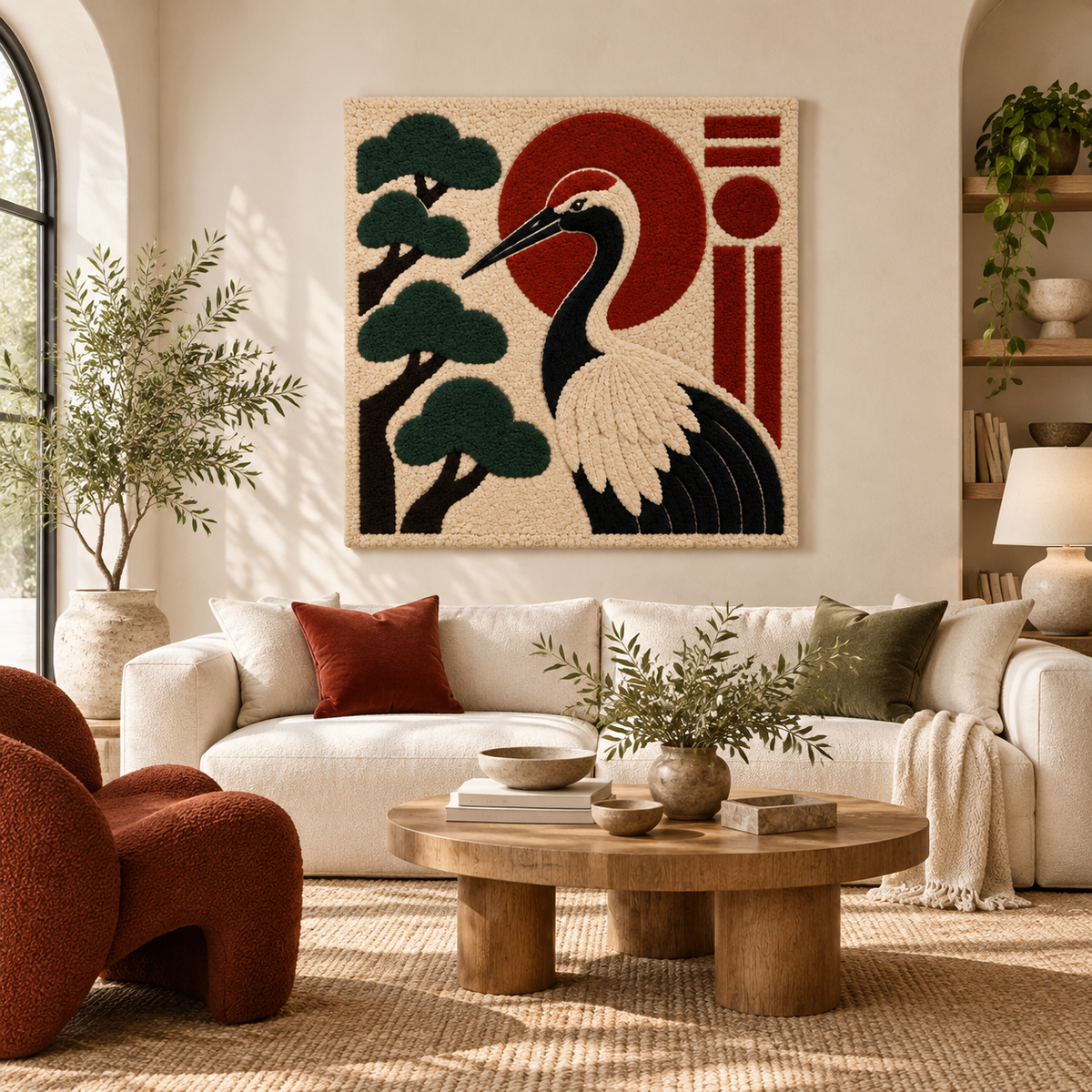 Crane at the Crimson Circle — front-facing room scene [room-front]