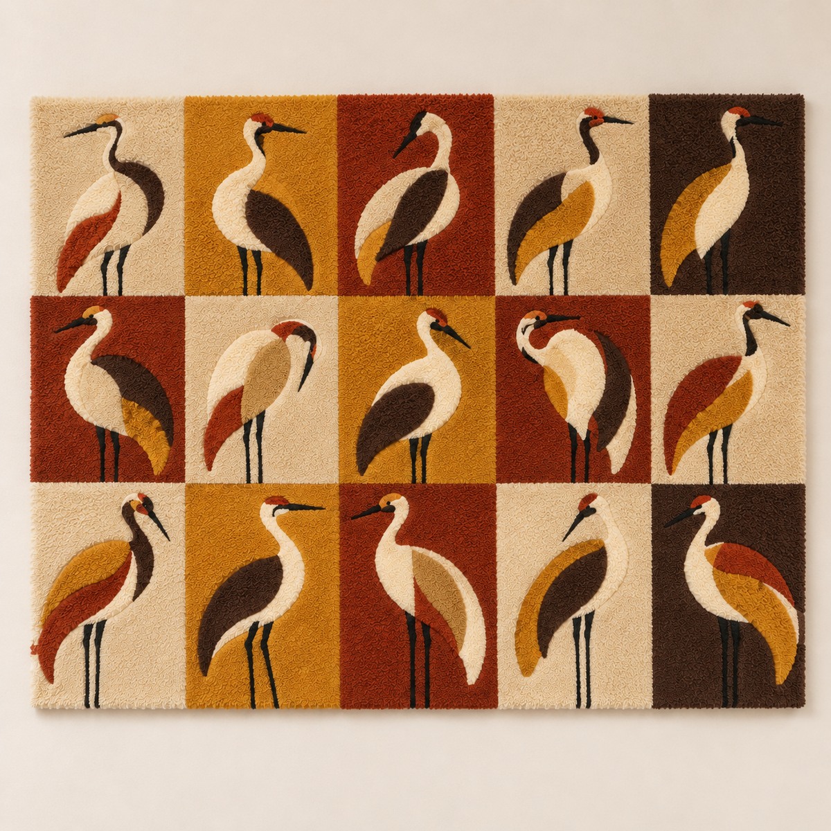 Crane Tile Assembly by Hewn Earth Studio — front product view [product-light]