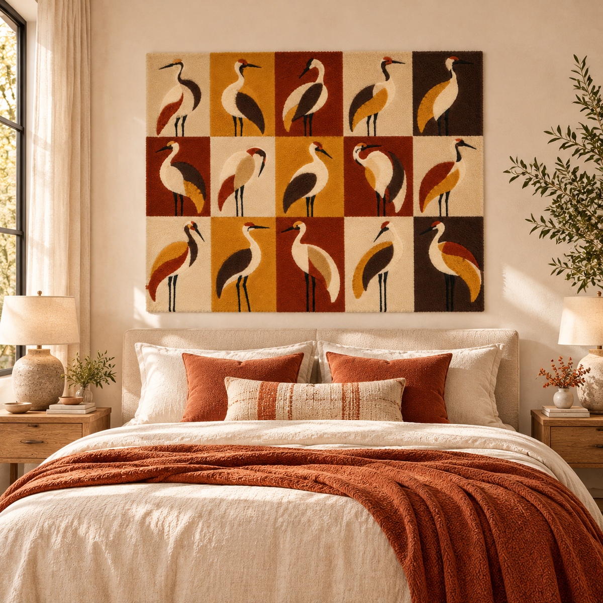 Crane Tile Assembly by Hewn Earth Studio — room setting