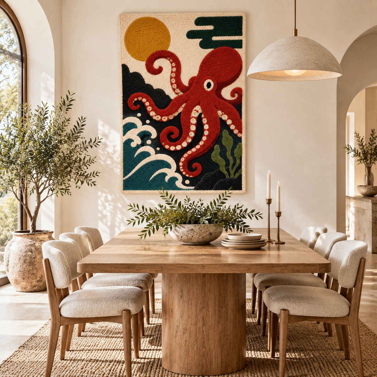 Crimson Octopus Tide — front-facing room scene [room-front]