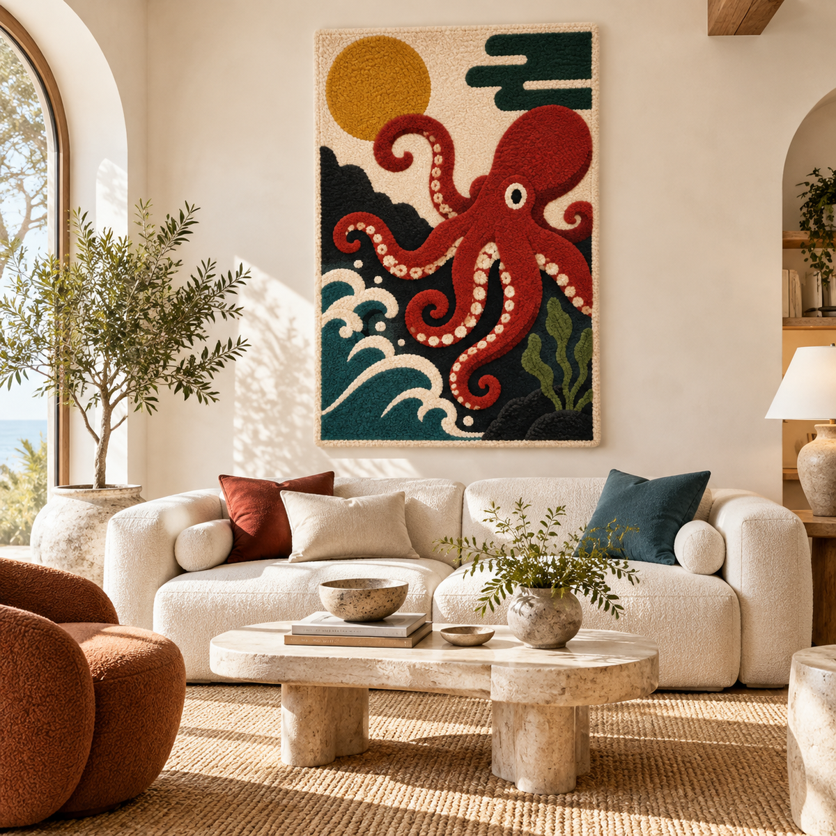 Crimson Octopus Tide — front-facing room scene [room-front]