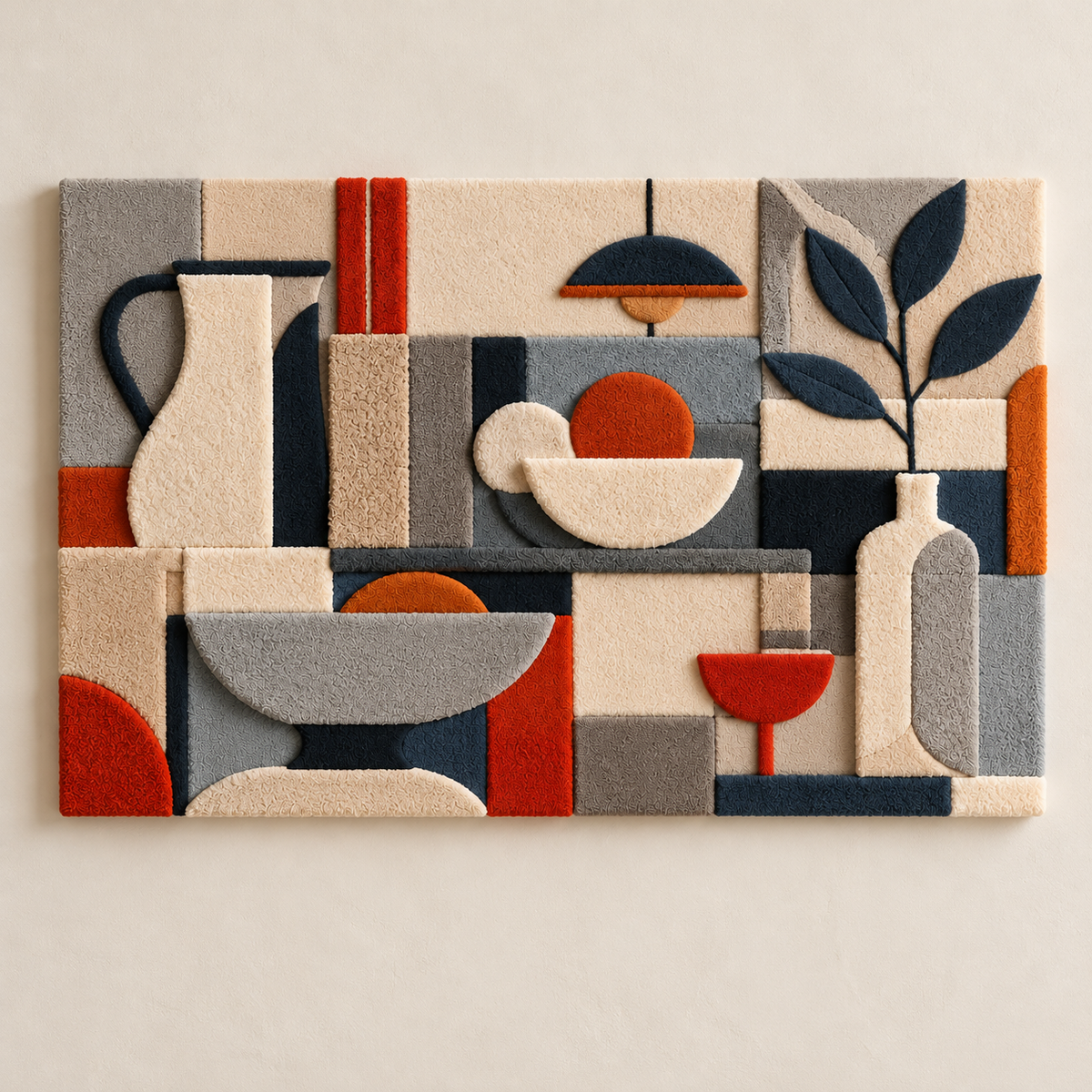 Cubist Table Composition by Hewn Earth Studio — front product view [product-light]