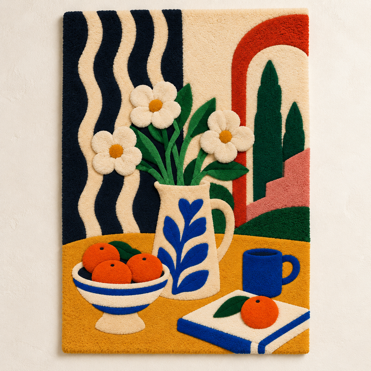 Daisies at the Riviera Window — front product view [product-light]