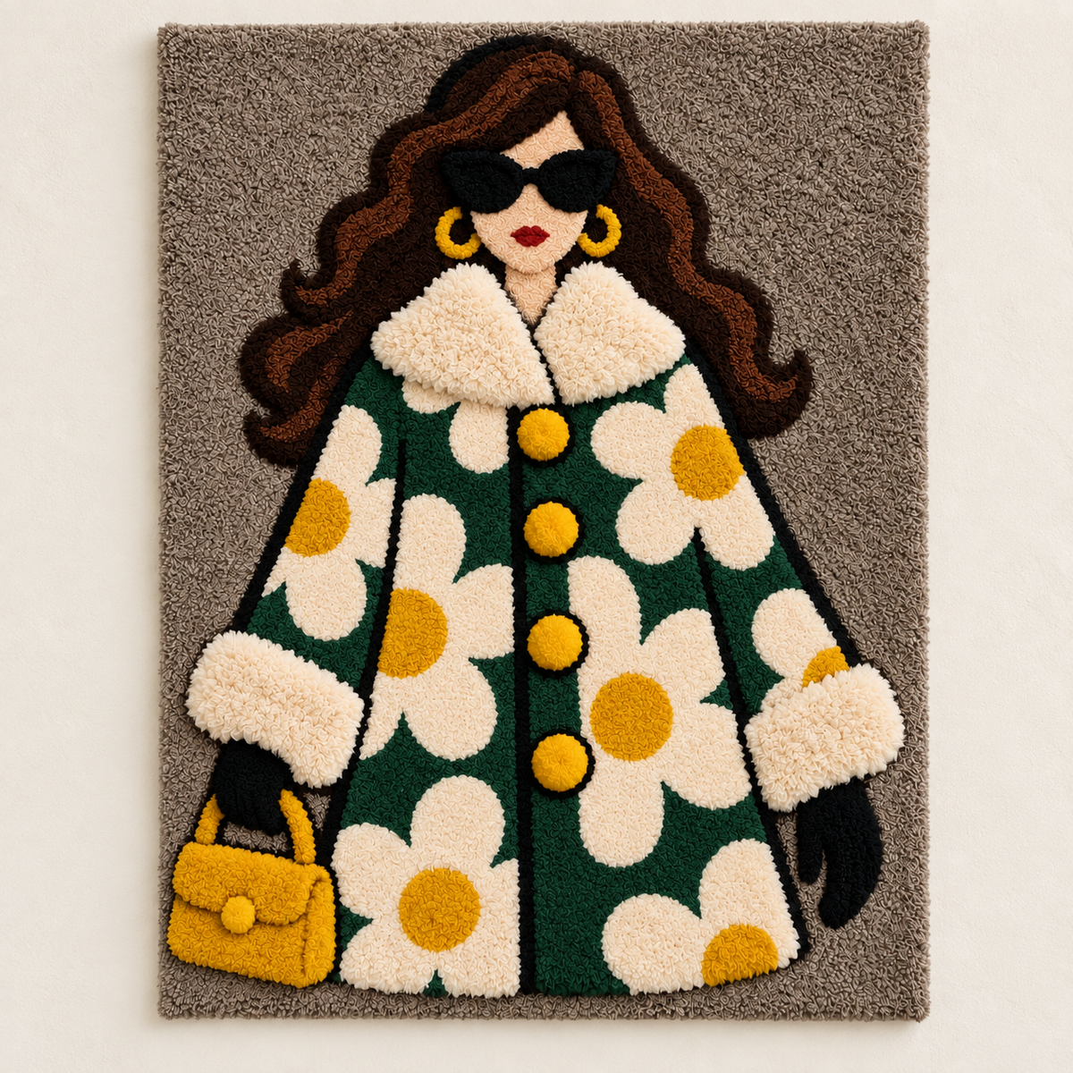 Daisy Coat Golden Morning — front product view [product-light]