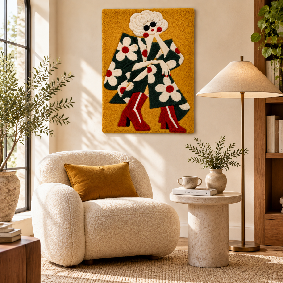 Daisy Coat Promenade — room setting 2