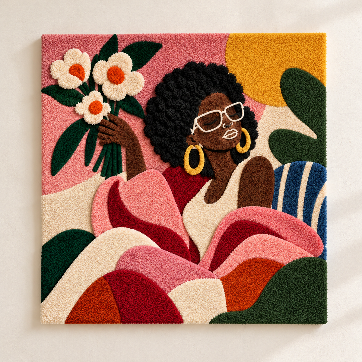 Daisy Muse in Pink by Hewn Earth Studio — front product view [product-light]