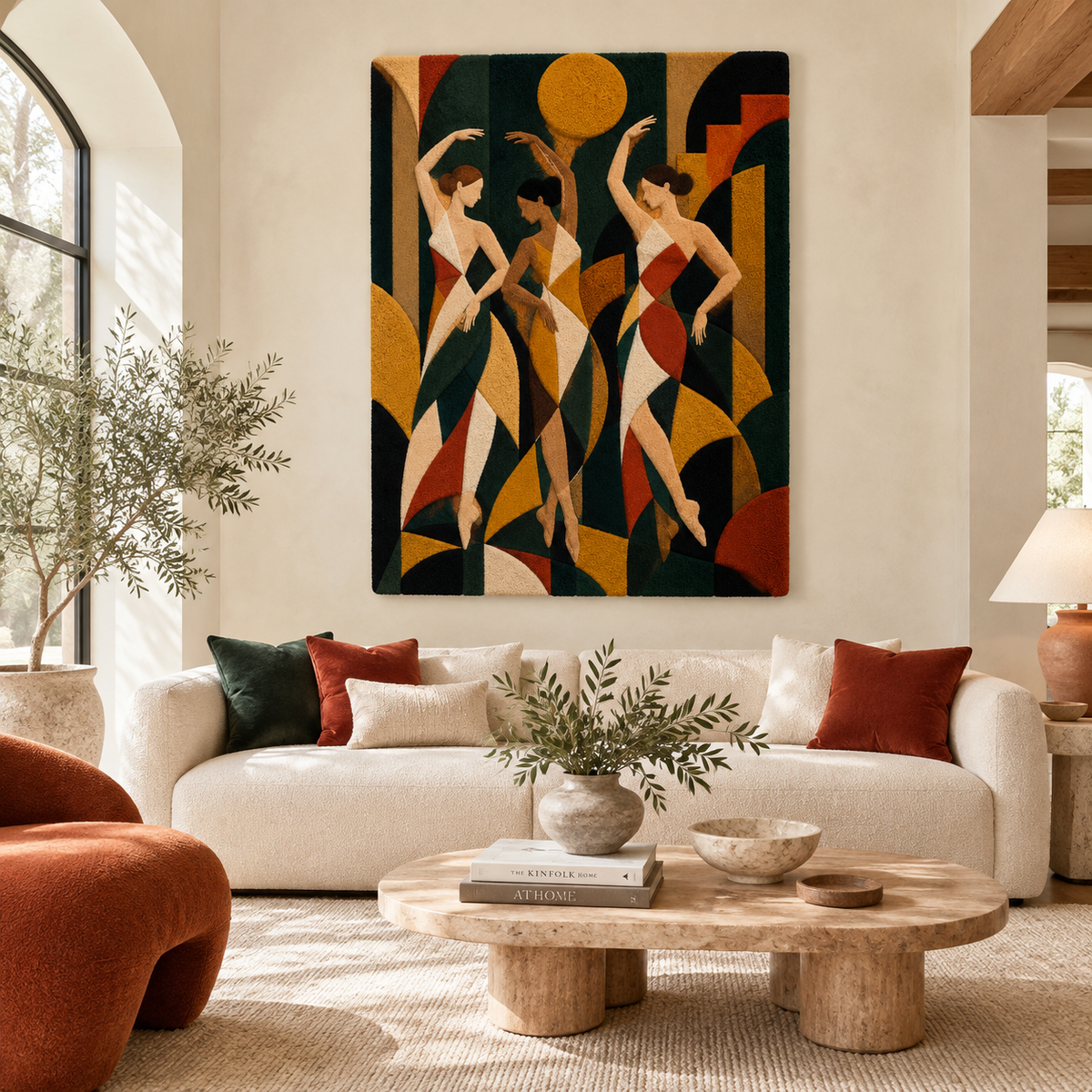 Dance of Amber Shadows — front-facing room scene