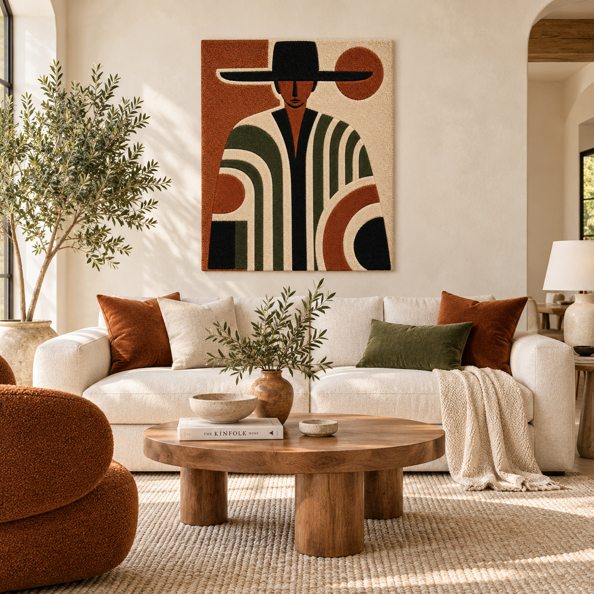 Hewn Earth Desert Brim and Arches wall art featuring desert landscape with arches and warm tones, ideal for room decor.