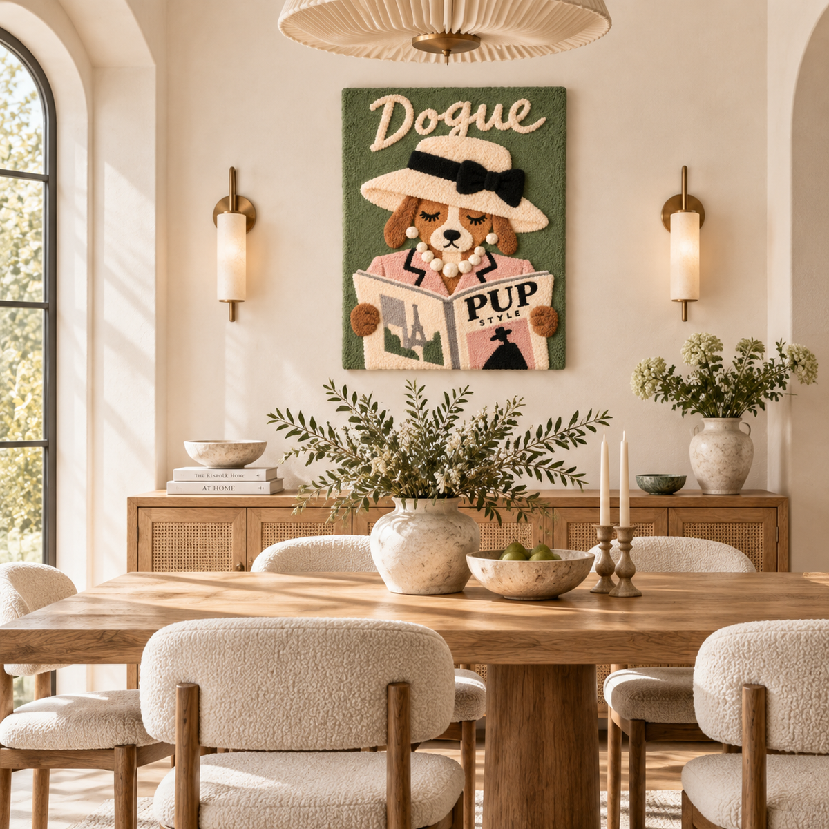 Dogue Reader in Sage — room setting