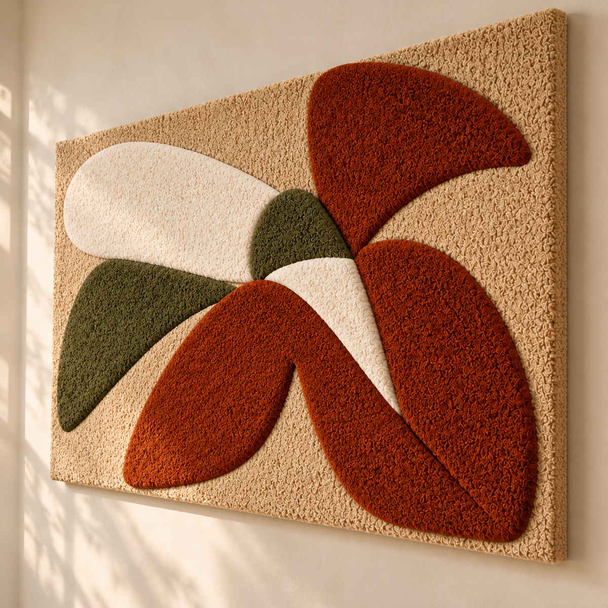Earth Petal Forms by Hewn Earth Studio — angled relief view