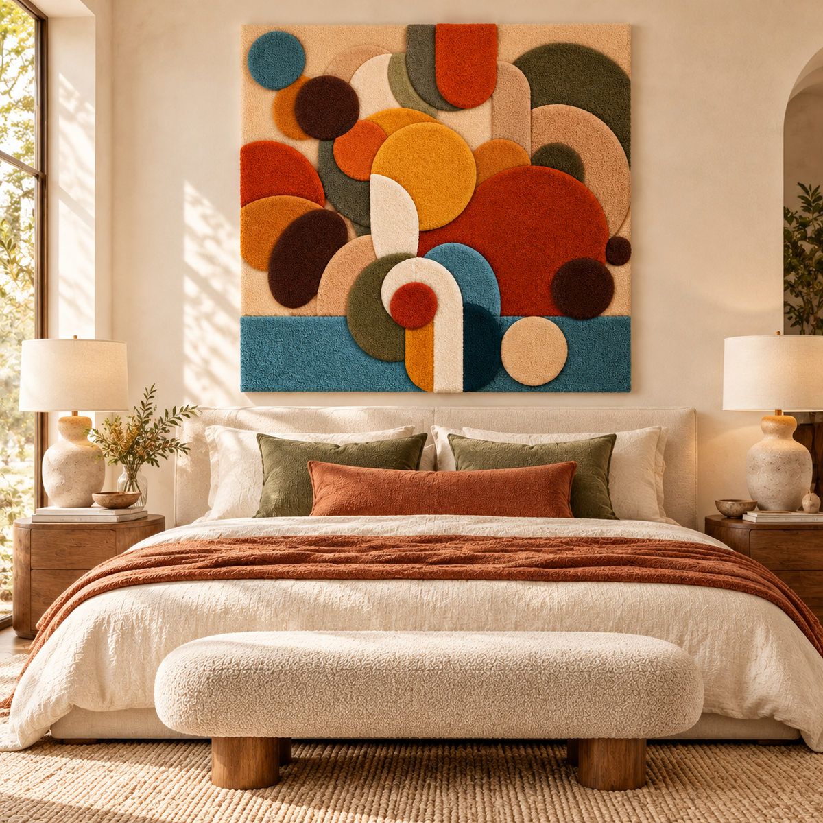 Earthen Circle Assembly by Hewn Earth Studio — room setting