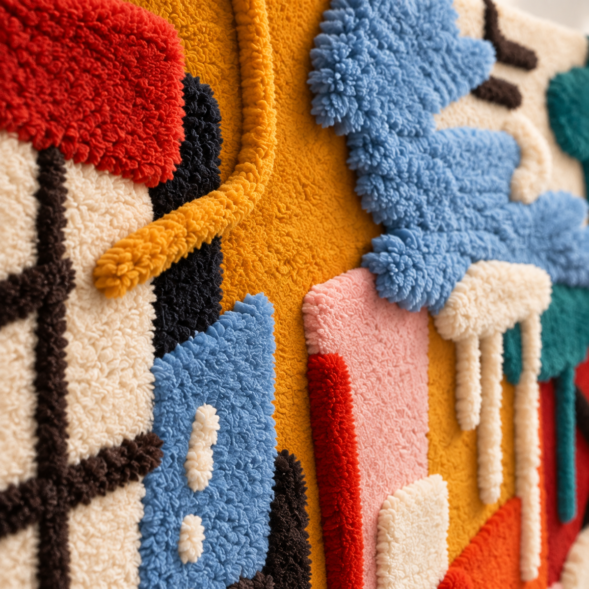Electric Atelier — tufted wool texture detail