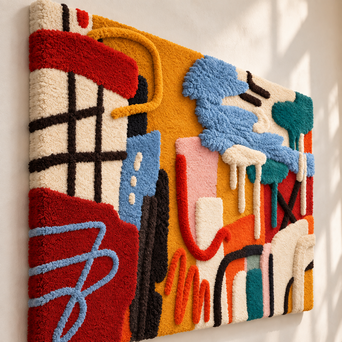 Electric Atelier — angled relief view