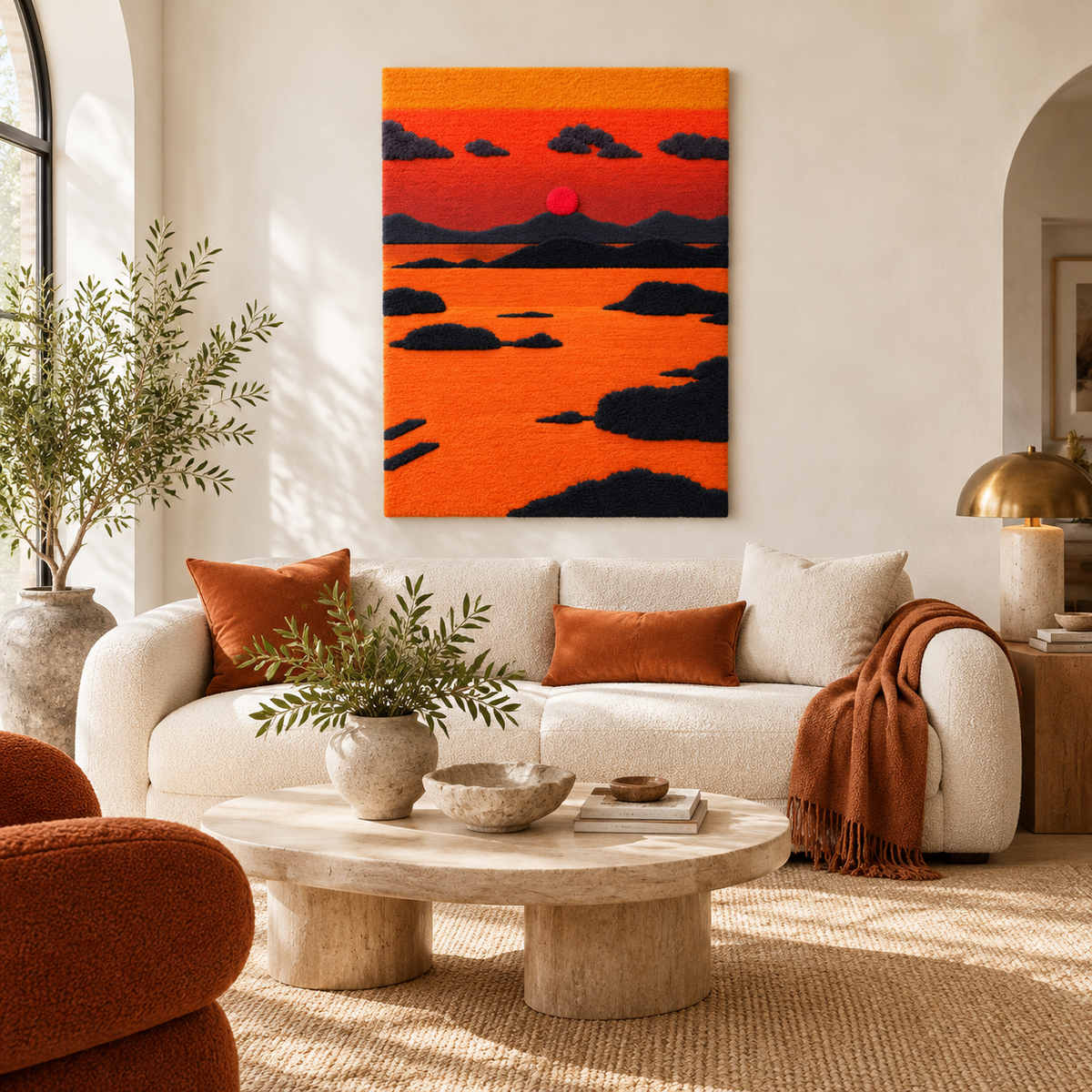 Ember Sea at Dusk — front-facing room scene [room-front]