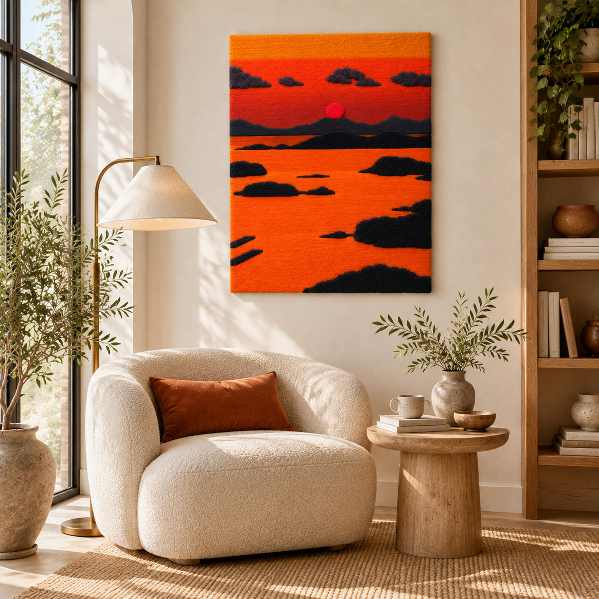 Ember Sea at Dusk — room setting 1