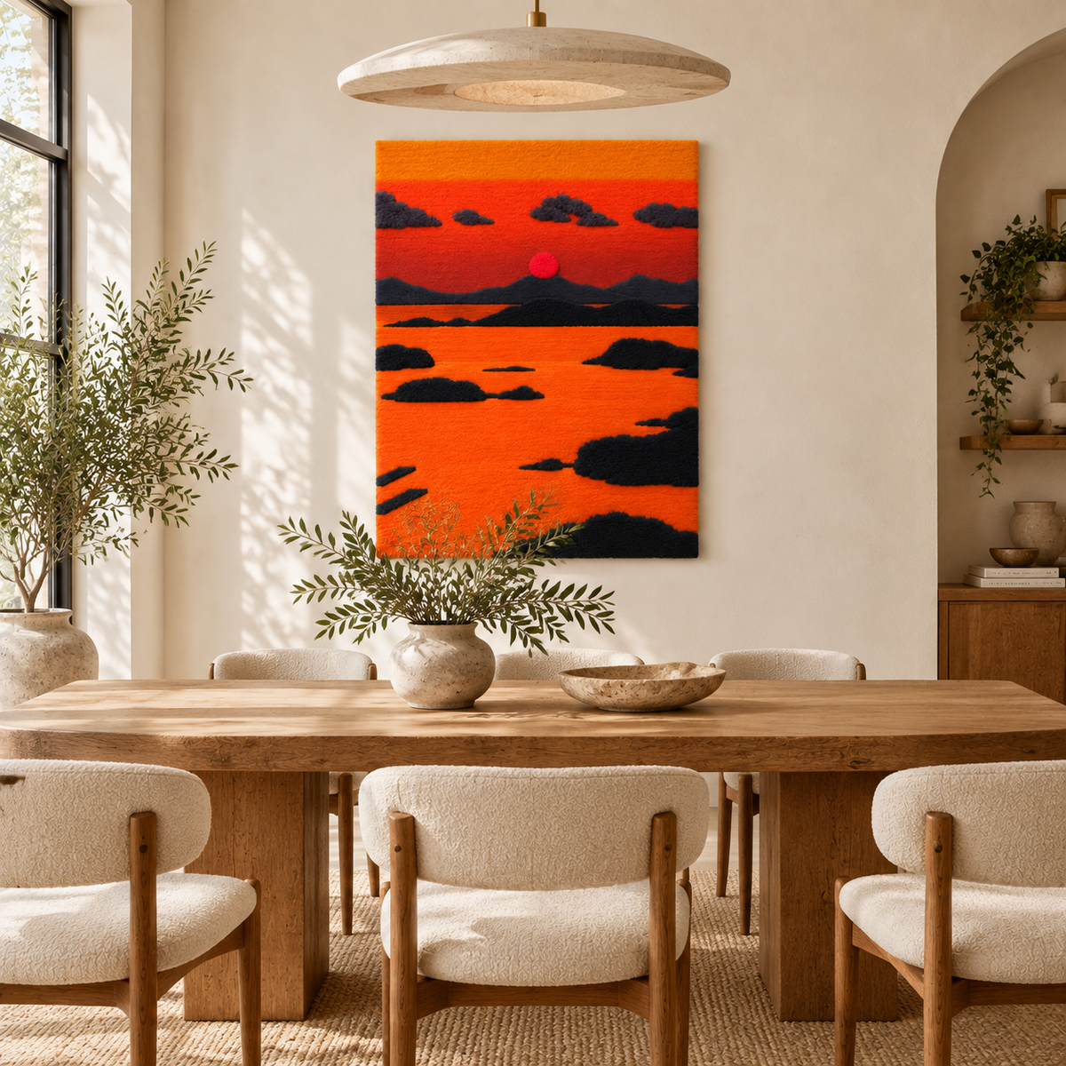 Ember Sea at Dusk — room setting 2