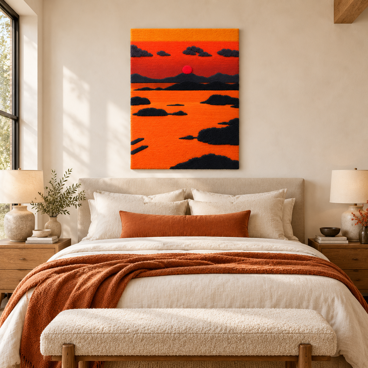 Ember Sea at Dusk — room setting 3
