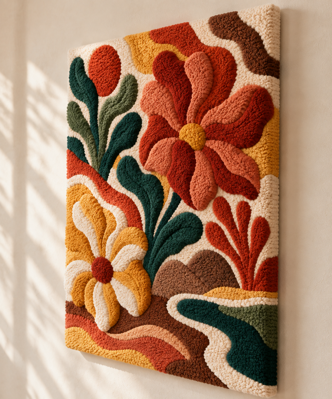 Emberflower Reverie — angled relief view