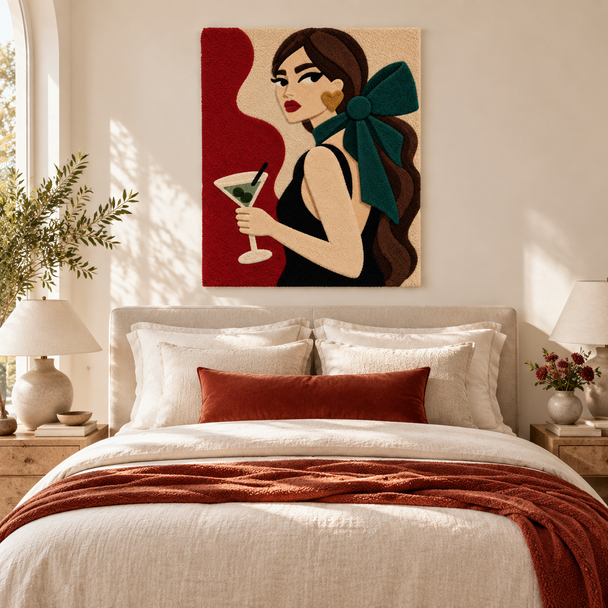 Emerald Bow at Dusk — room setting 1