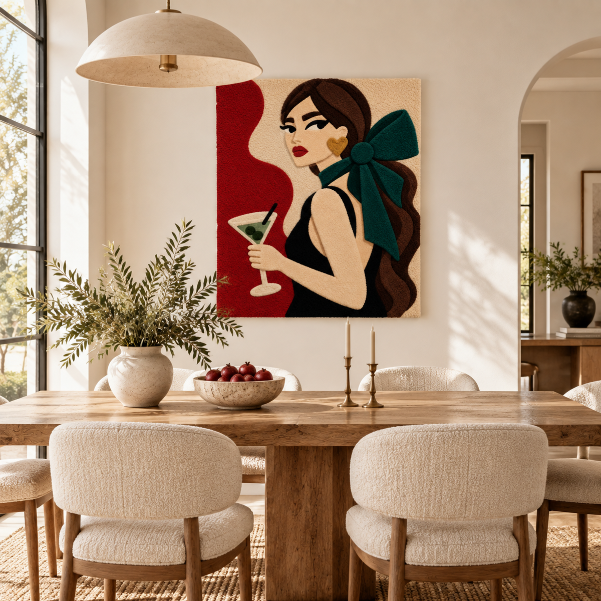 Emerald Bow at Dusk — room setting 2