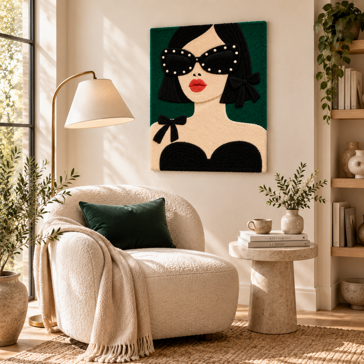 Emerald Cat Eye — room setting 2