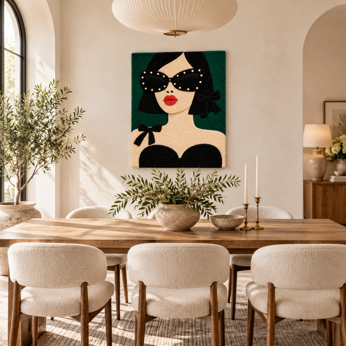 Emerald Cat Eye — room setting 3