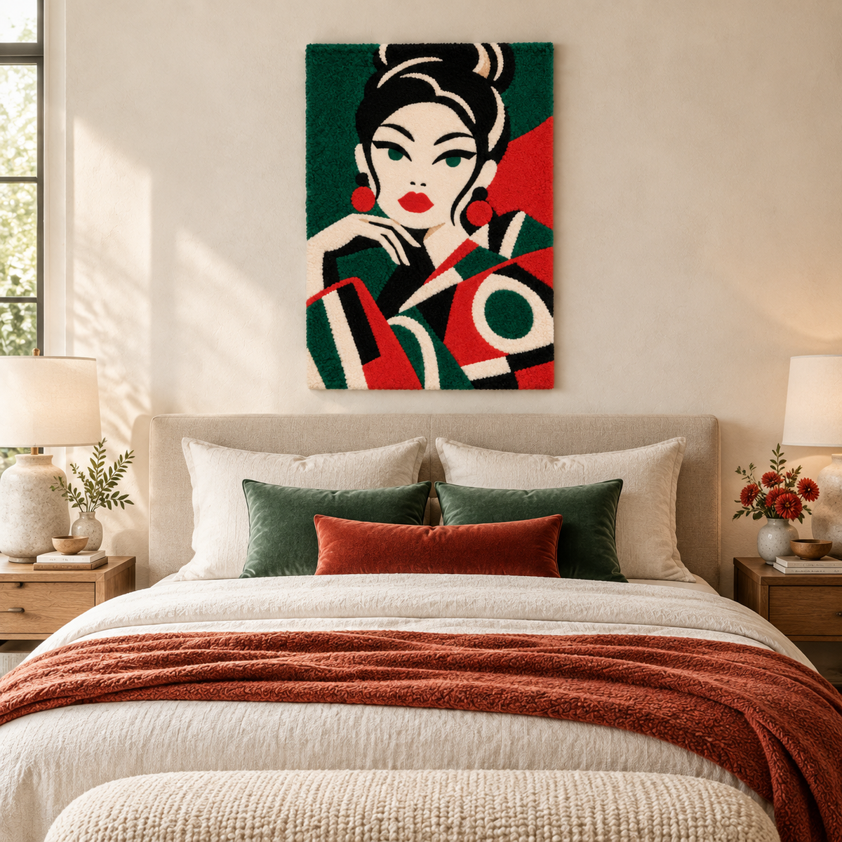Emerald Deco Muse — room setting 1
