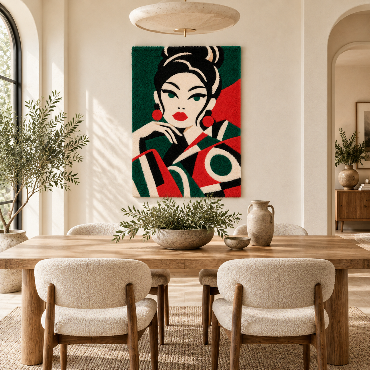 Emerald Deco Muse — room setting 3