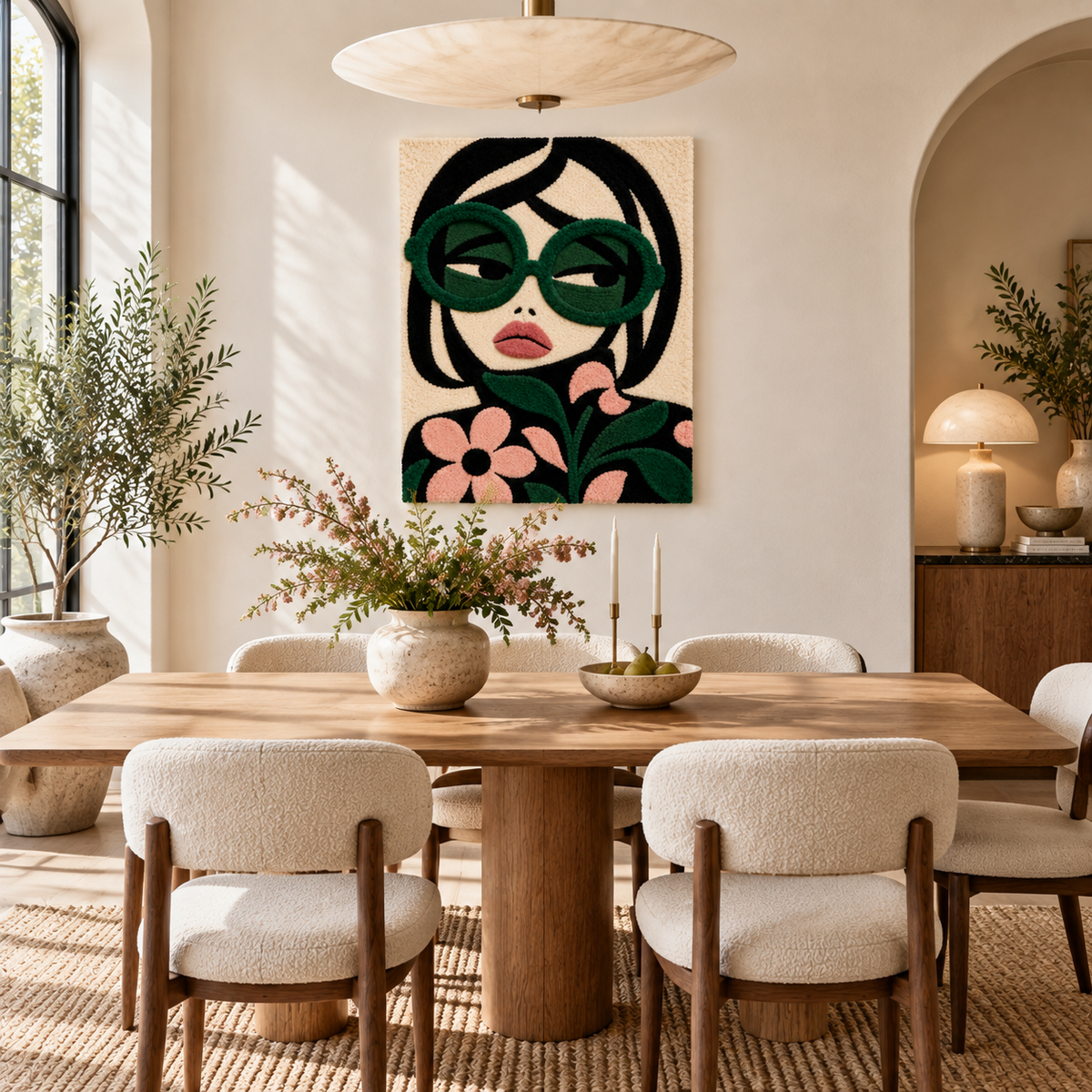 Emerald Flower Daydream — room setting 3