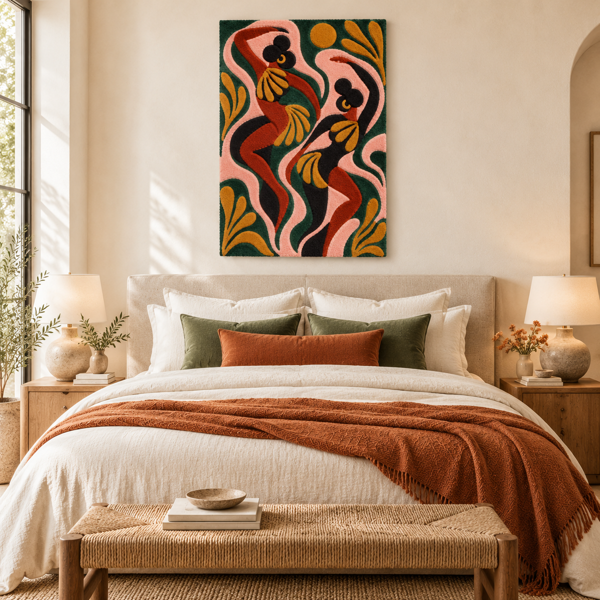 Emerald Rhythm — room setting 1