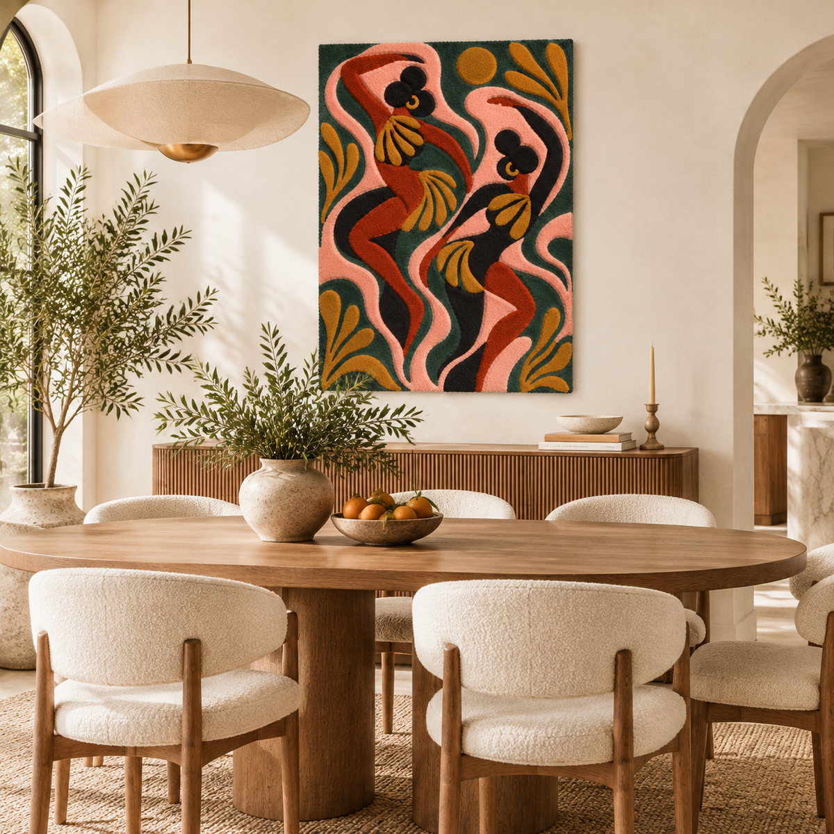 Emerald Rhythm — room setting 3