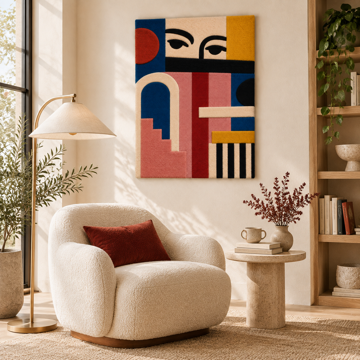 Eyes Above the Stairway — room setting 3