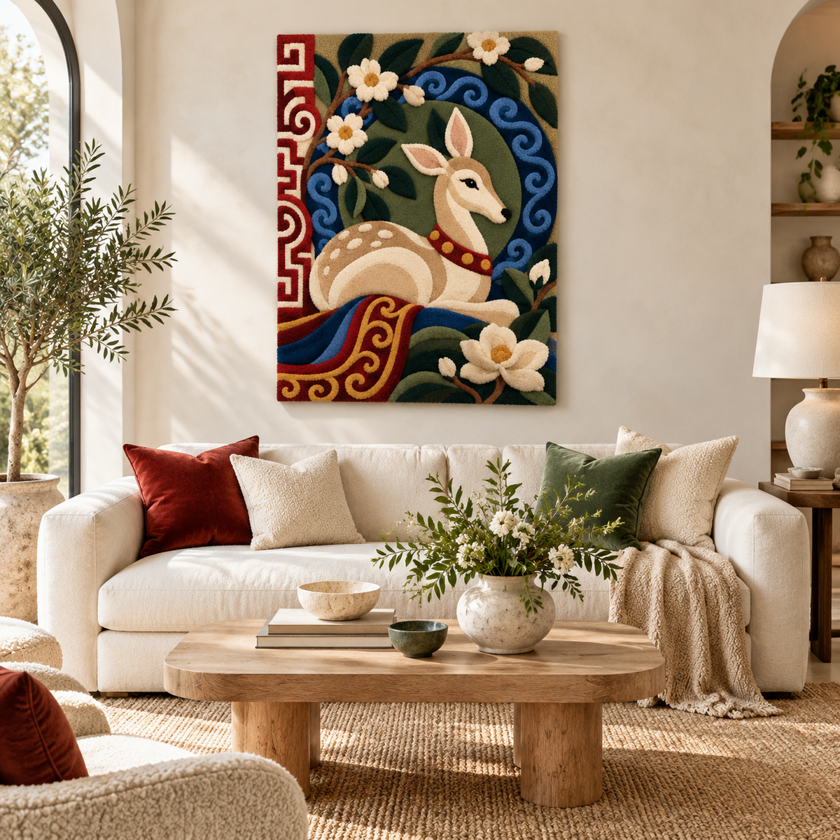 Fawn of the Blossom Grove — front-facing room scene [room-front]