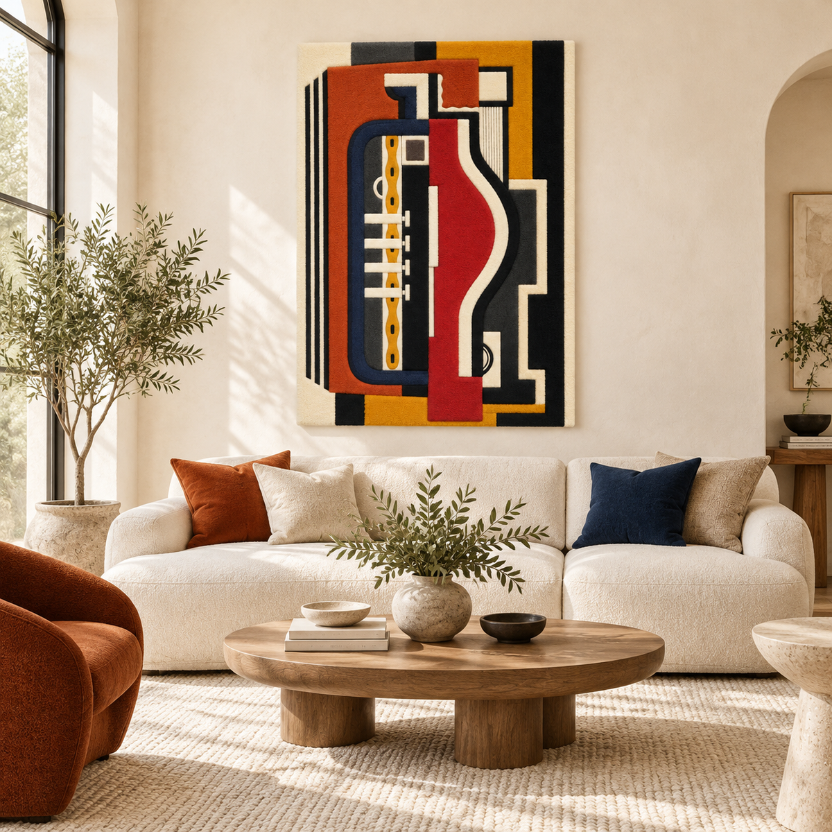 Accordion by Fernand Léger — room setting