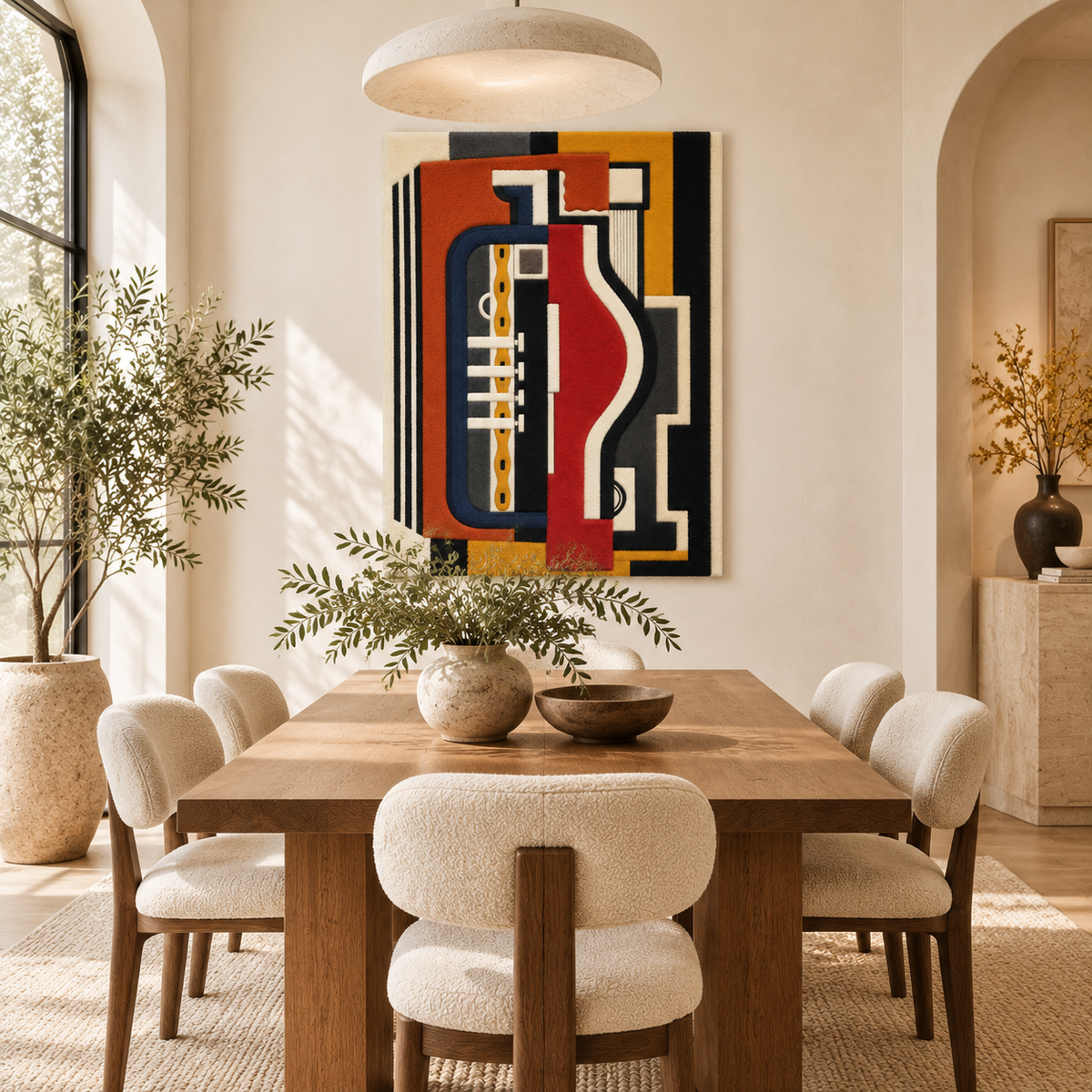 Accordion by Fernand Léger — room setting