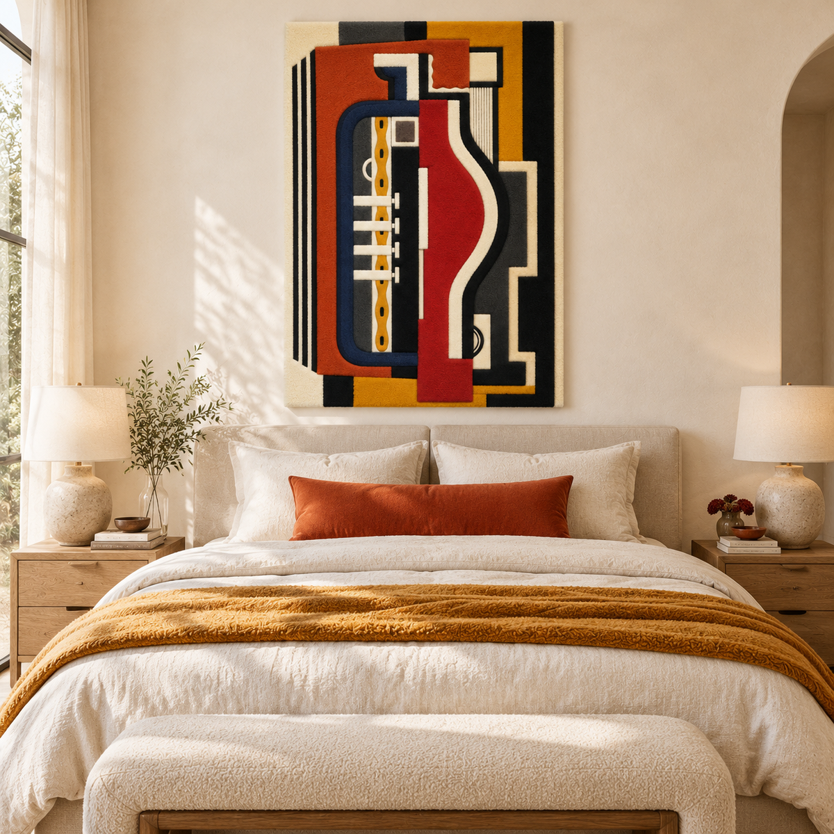 Accordion by Fernand Léger — room setting