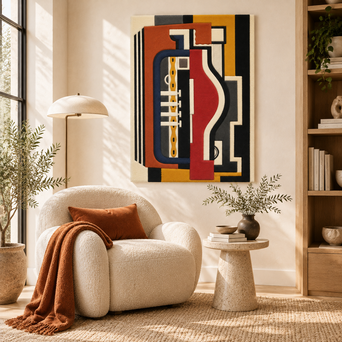 Accordion by Fernand Léger — room setting
