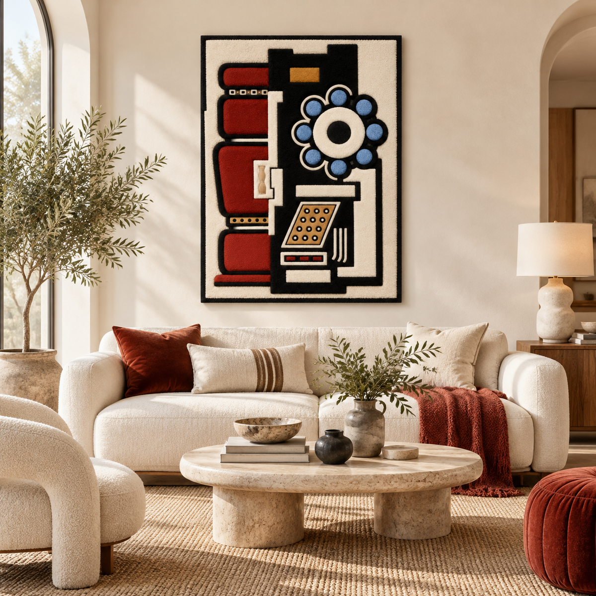 Ball Bearing by Fernand Léger — room setting