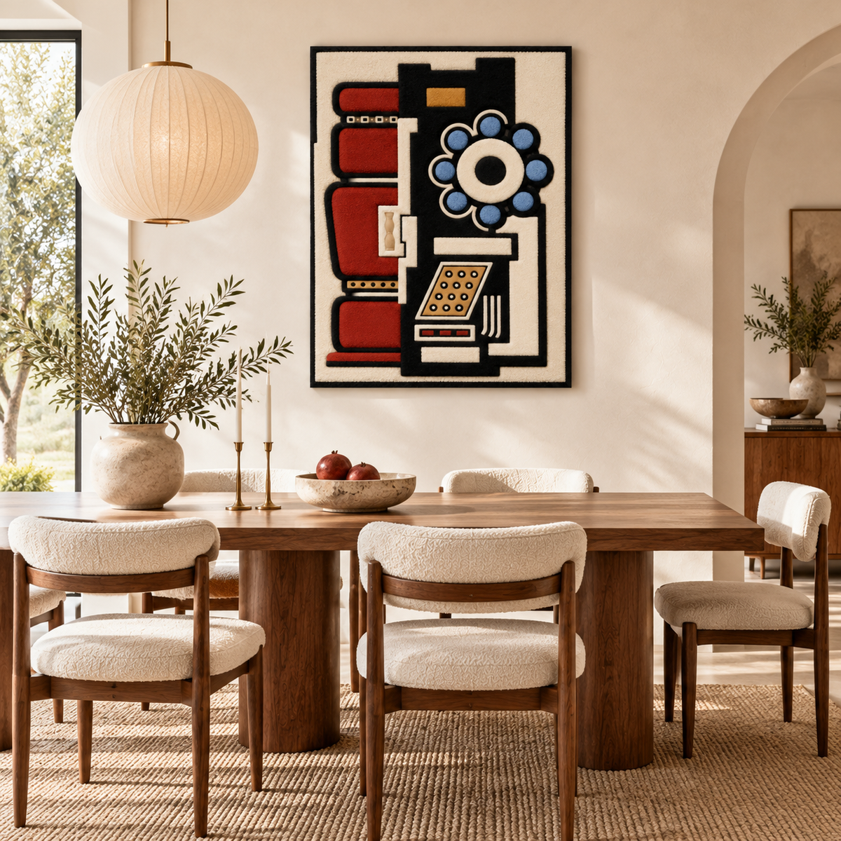 Ball Bearing by Fernand Léger — room setting
