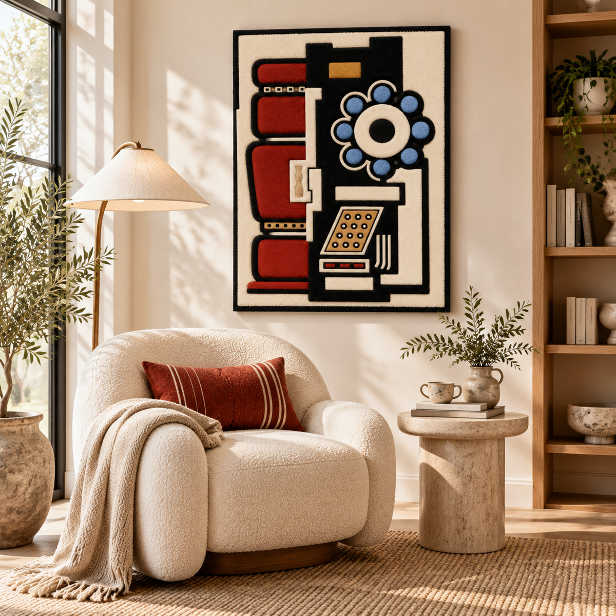 Ball Bearing by Fernand Léger — room setting