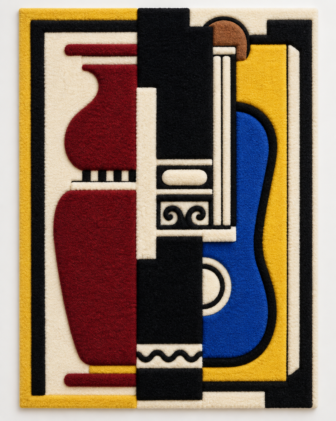 Blue Guitar and Vase by Fernand Léger — front product view [product-light]