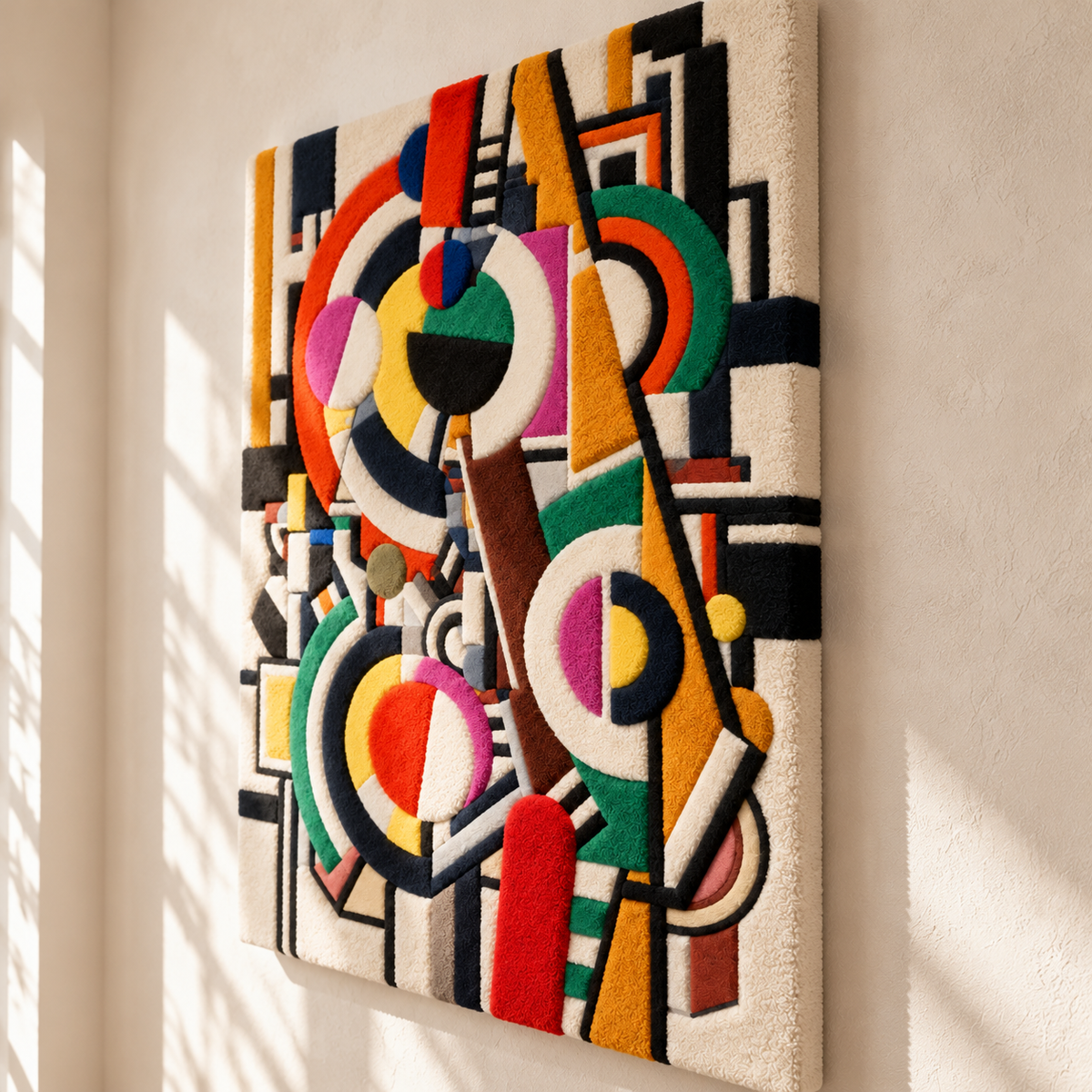 Discs by Fernand Léger — angled relief view