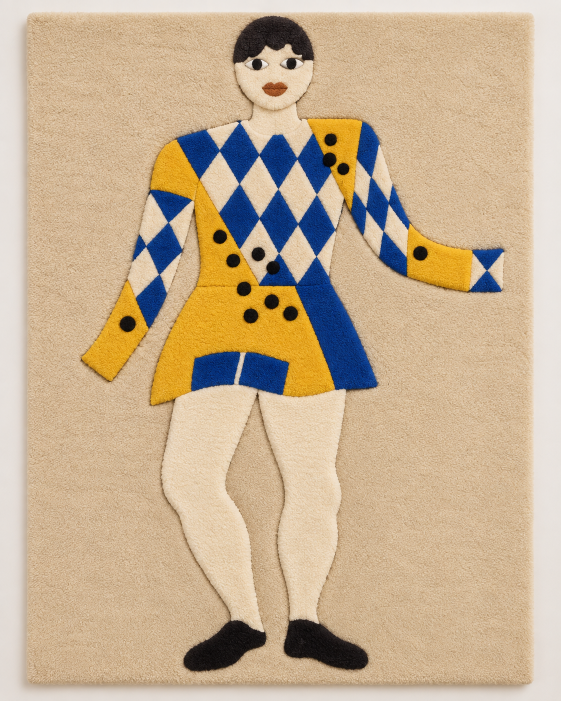 Draft Costume (Front, Blue and Yellow) by Fernand Léger — front product view [product-light]