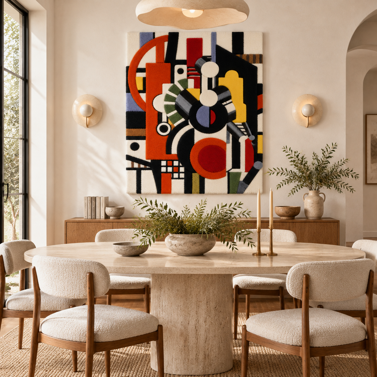 Machine Elements by Fernand Léger — room setting