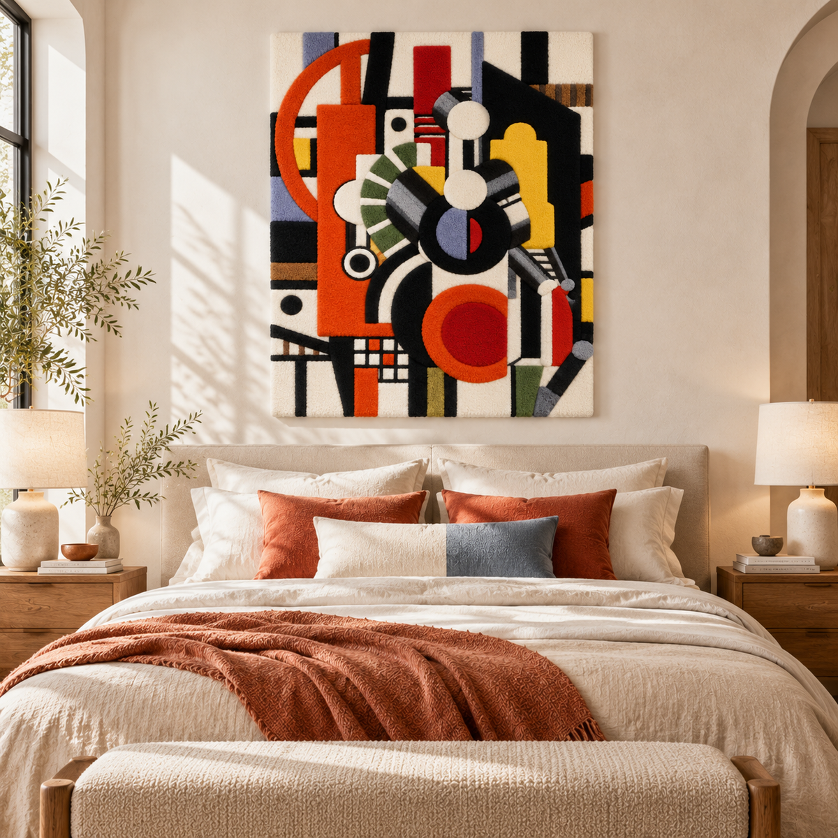 Machine Elements by Fernand Léger — room setting