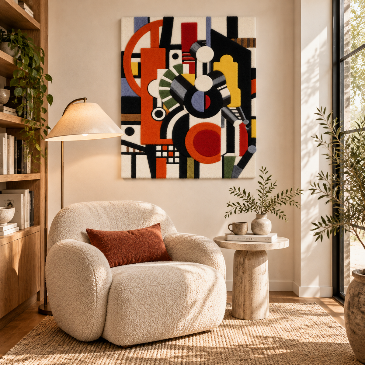 Machine Elements by Fernand Léger — room setting