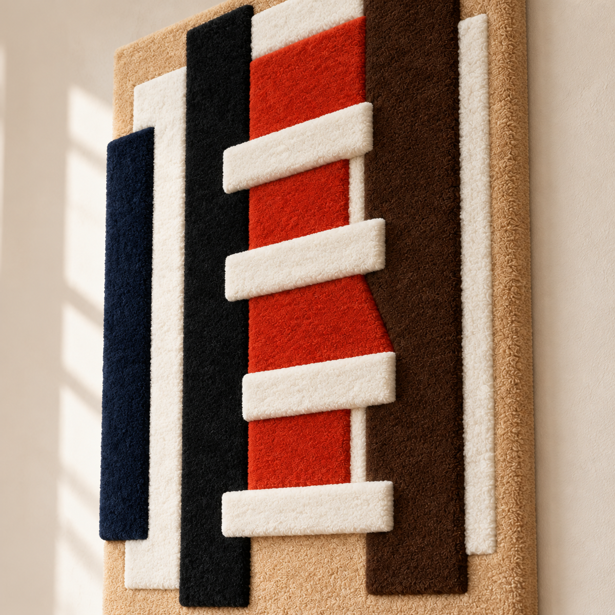 Mural by Fernand Léger — angled relief view