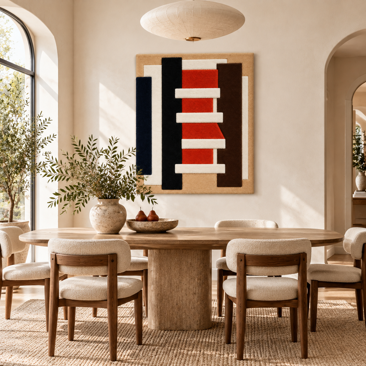 Mural by Fernand Léger — room setting