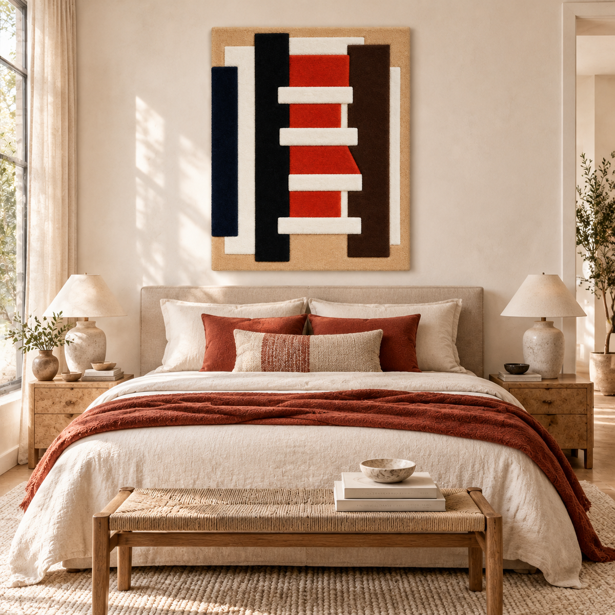 Mural by Fernand Léger — room setting